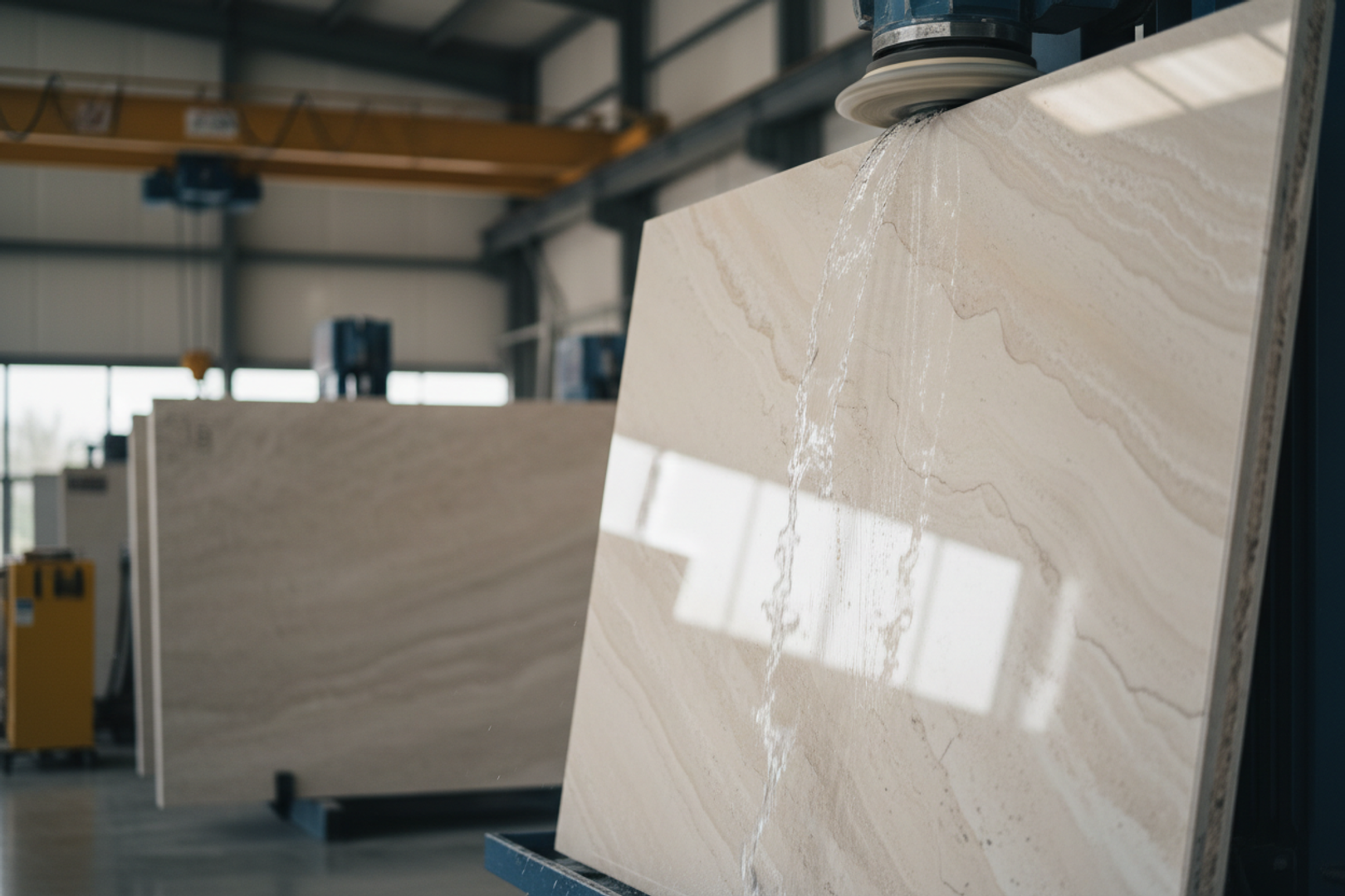 Large-format stone fabrication by Di Marble